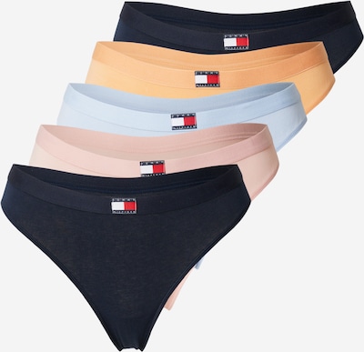 XS dydžio Siaurikės iš Tommy Hilfiger Underwear, spalva – tamsiai mėlyna / šviesiai mėlyna / persikų spalva / pastelinė rožinė / juoda, Prekių apžvalga