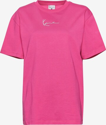 Maglietta 'Nightrider' di Karl Kani in rosa: frontale