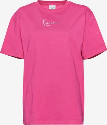 Karl Kani T-Shirt 'Nightrider' in Pink: predná strana