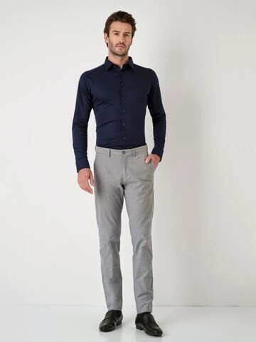 DESOTO Slim fit Button Up Shirt in Blue