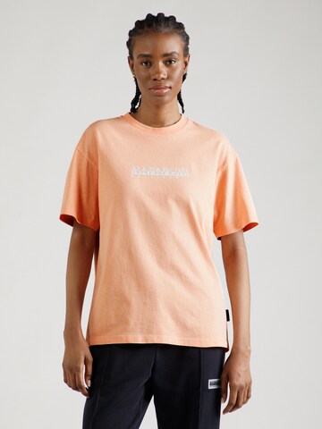 NAPAPIJRI - Camiseta en naranja: frente