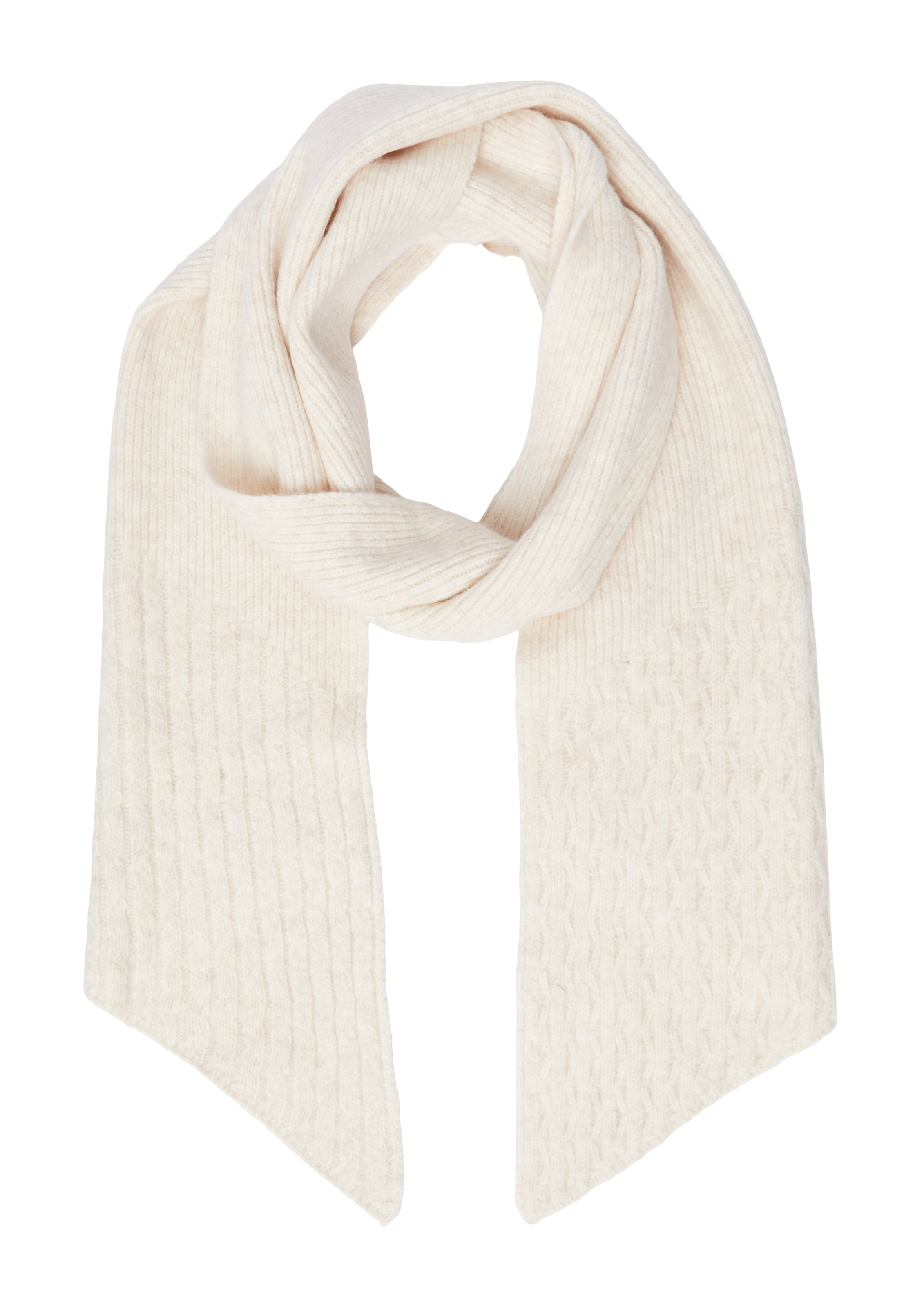 s.Oliver Schal in Beige: Vorderseite