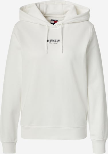 Megztinis be užsegimo 'ESS' iš Tommy Jeans, spalva – raudona / balta, Prekių apžvalga