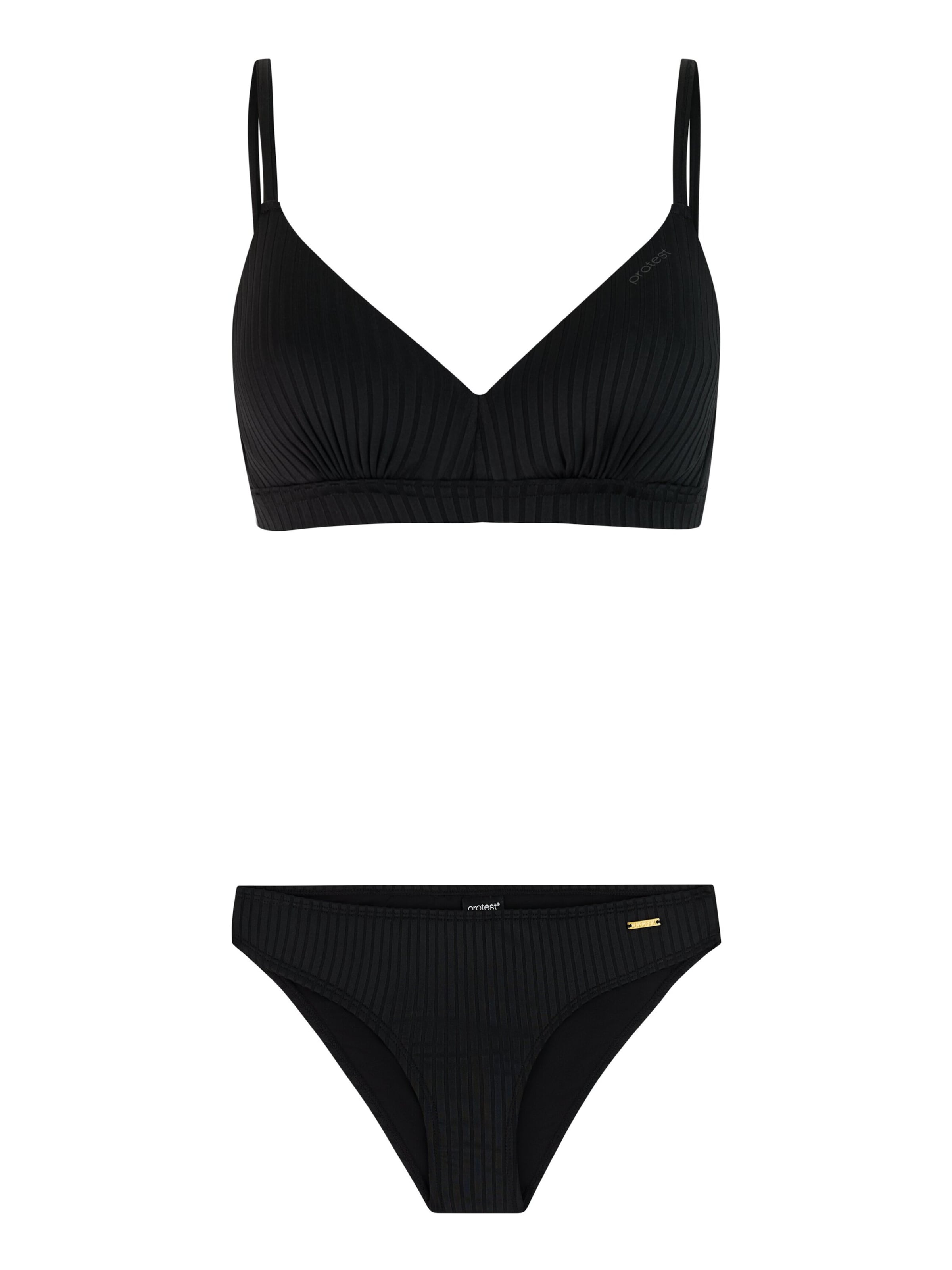 PROTEST Bikini 'PRTKyla'‌‌‌‌‌‌‌‌ in Schwarz: Vorderseite