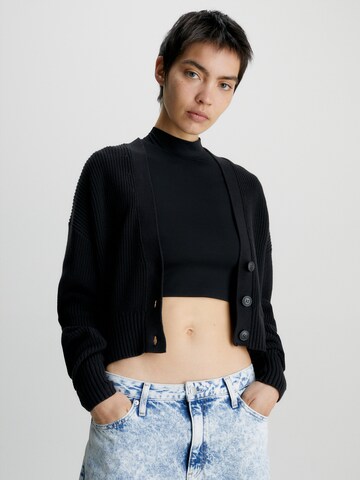 Calvin Klein Jeans Kardigan w kolorze czarny: przód