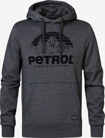 Petrol Industries Sweatshirt 'Ripon' i grå: forside