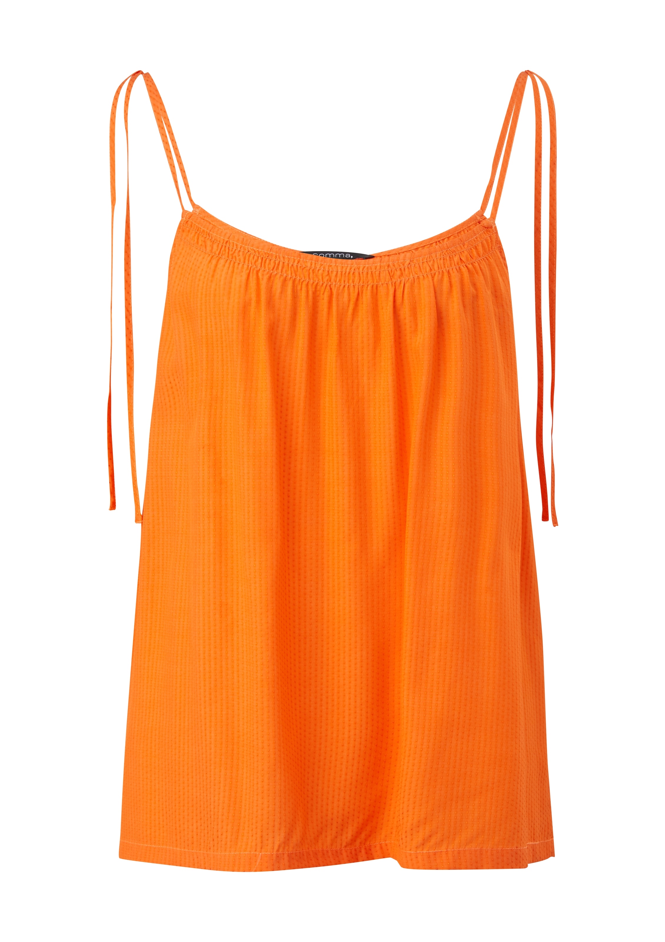 COMMA Top in Orange: Vorderseite
