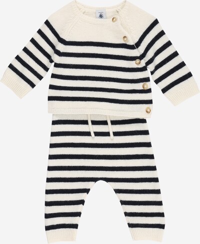 PETIT BATEAU Set 'ENSEMBLE' in Black / Wool white, Item view