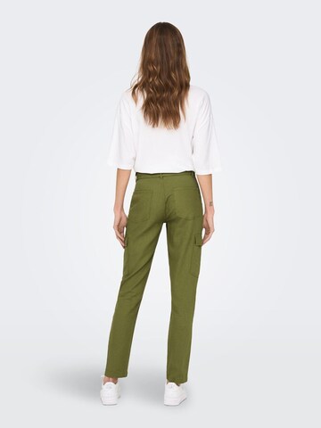 Regular Pantalon cargo ONLY en vert