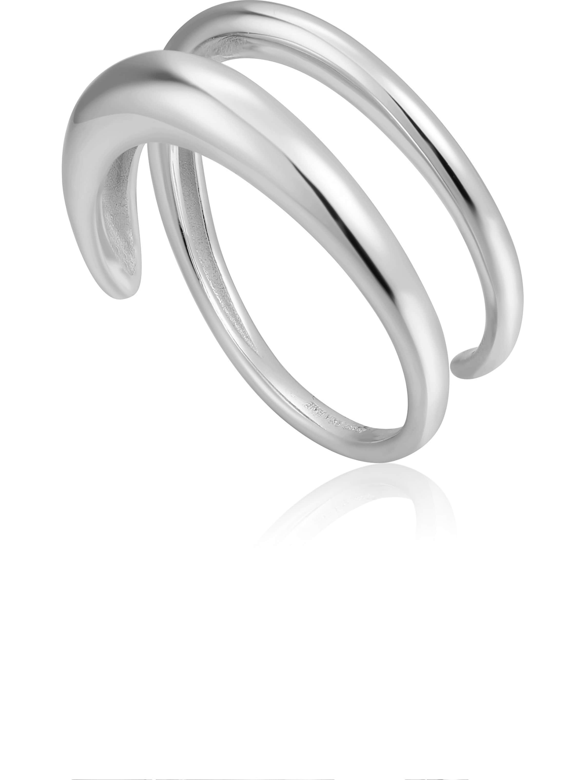 ANIA HAIE Damenring Luxe Twist Ring  in Silber 