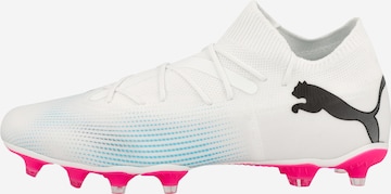 PUMA Soccer Cleats 'Future 7 Match' in White: front