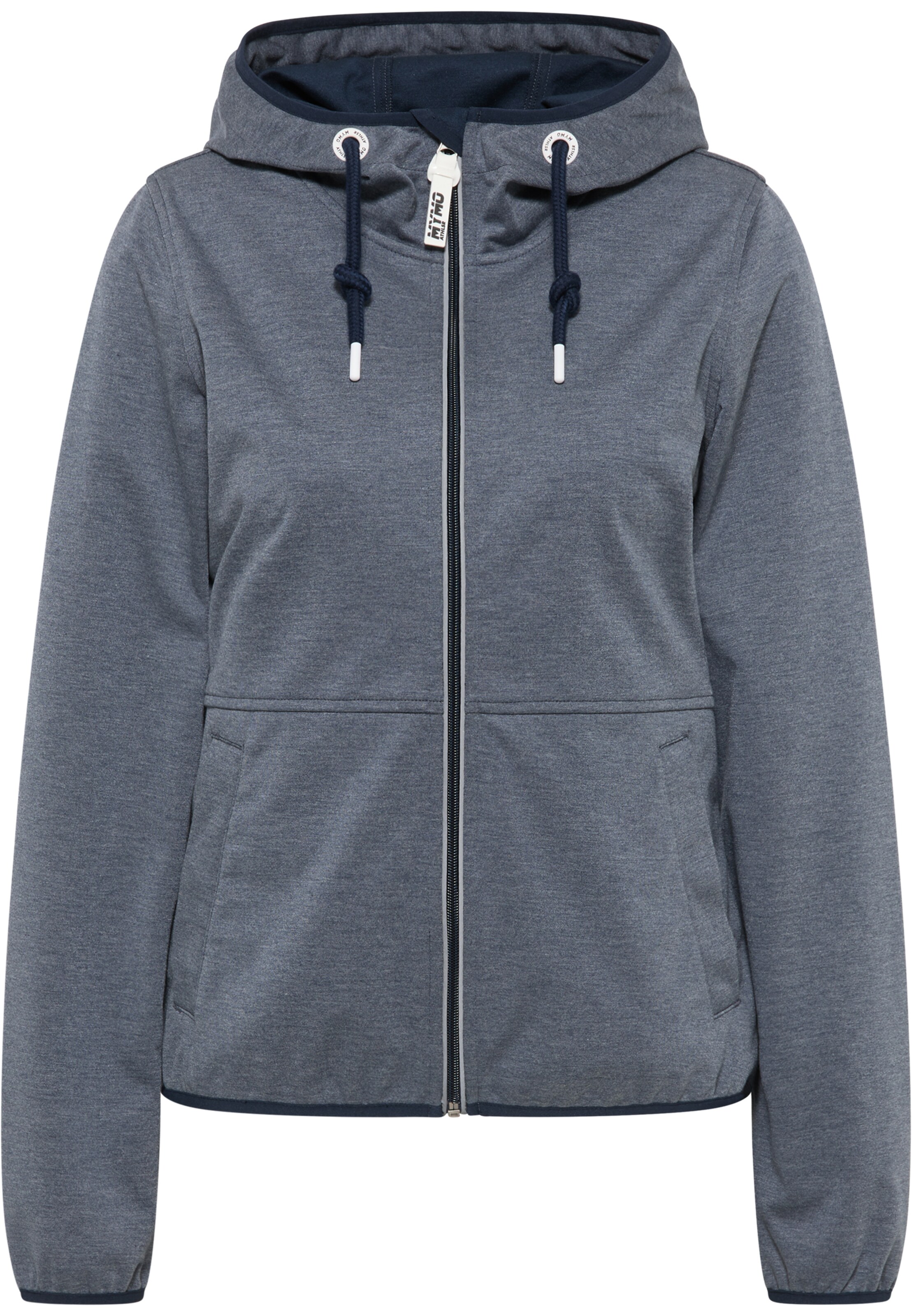 myMo ATHLSR Funkčná bunda - Sivá: predná strana