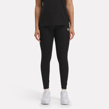 Reebok Skinny Κολάν σε μαύρο: μπροστά