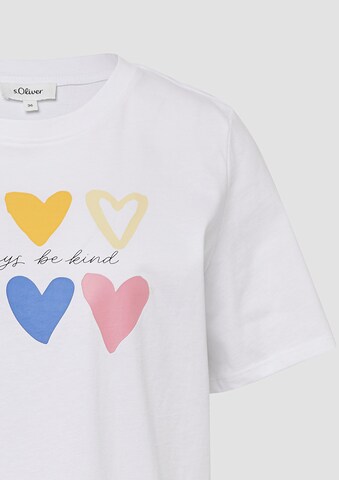 T-shirt s.Oliver en blanc
