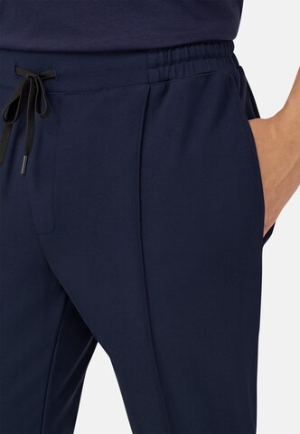 Boggi Milano Slimfit Broek 'Coulisse' in Blauw