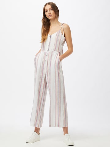 Traffic People Jumpsuit 'Broken Romance' in White: front