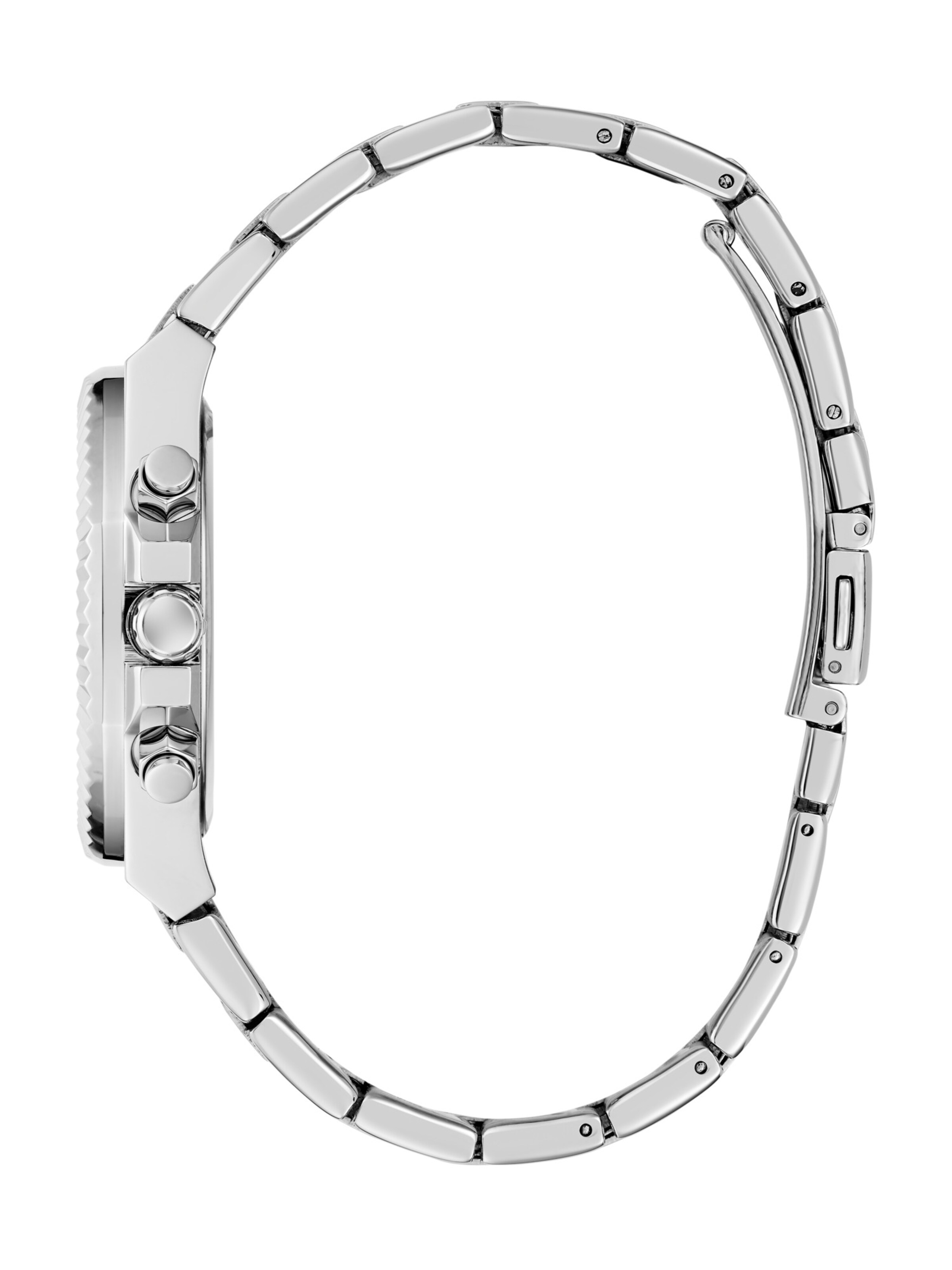 GUESS Analoog horloge 'Equality' in Zilver