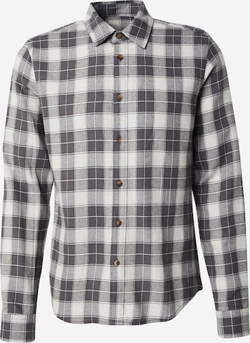 Only & Sons Regular Fit Hemd 'ONSKIM' in Schwarz: Vorderseite
