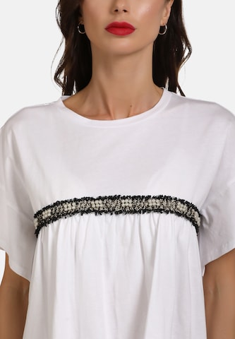 T-shirt faina en blanc