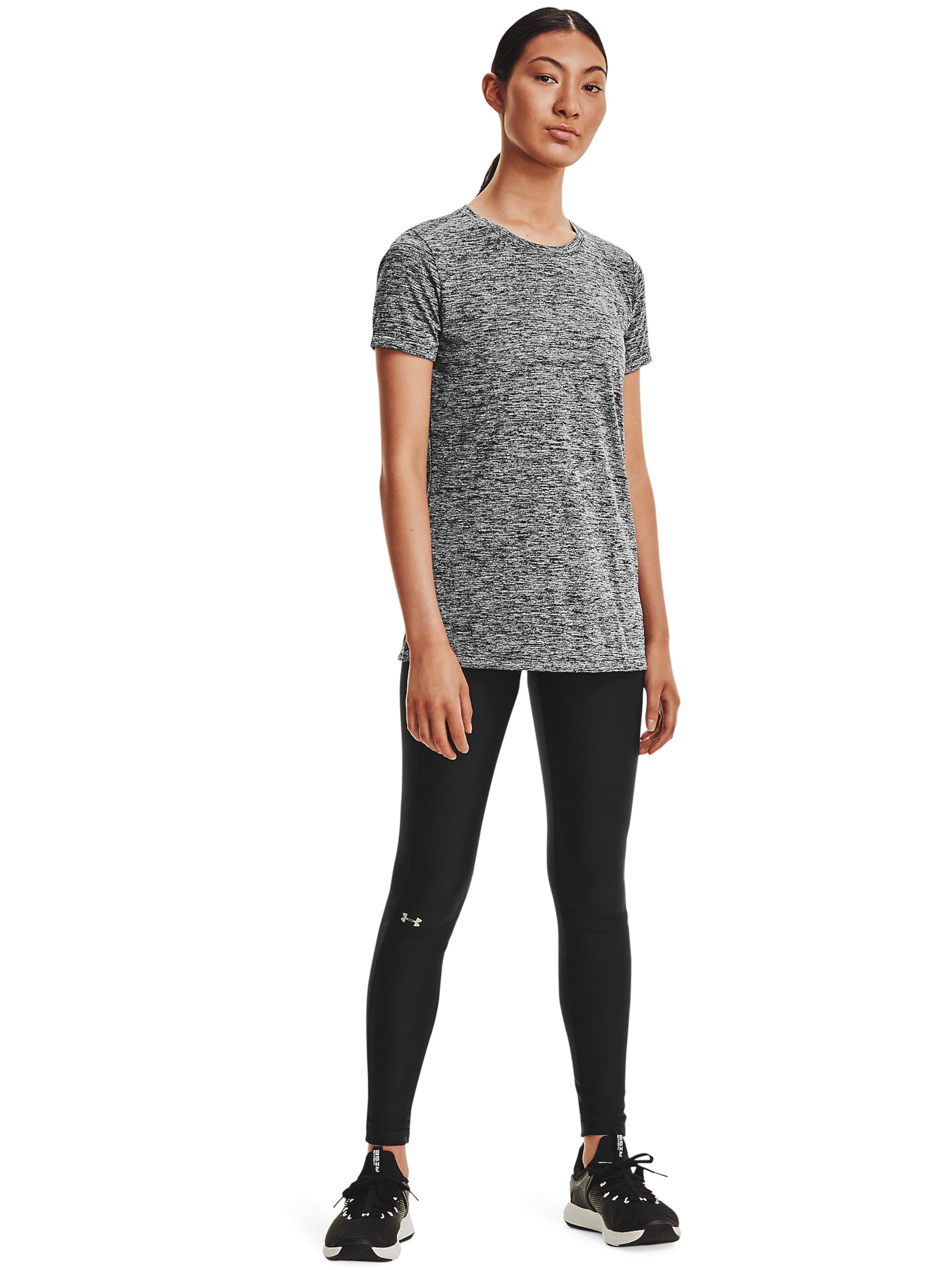 UNDER ARMOUR Bluzka sportowa 'Tech Twist' w kolorze szary