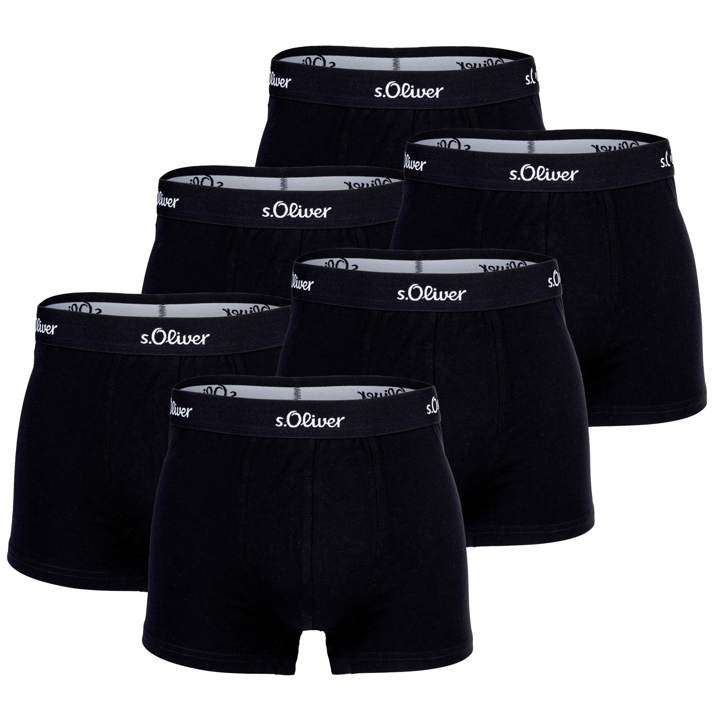 Boxer di s.Oliver in nero: frontale