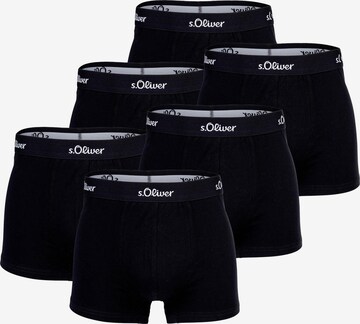 Boxers s.Oliver en noir : devant