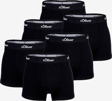 s.Oliver Boksershorts i sort: forside