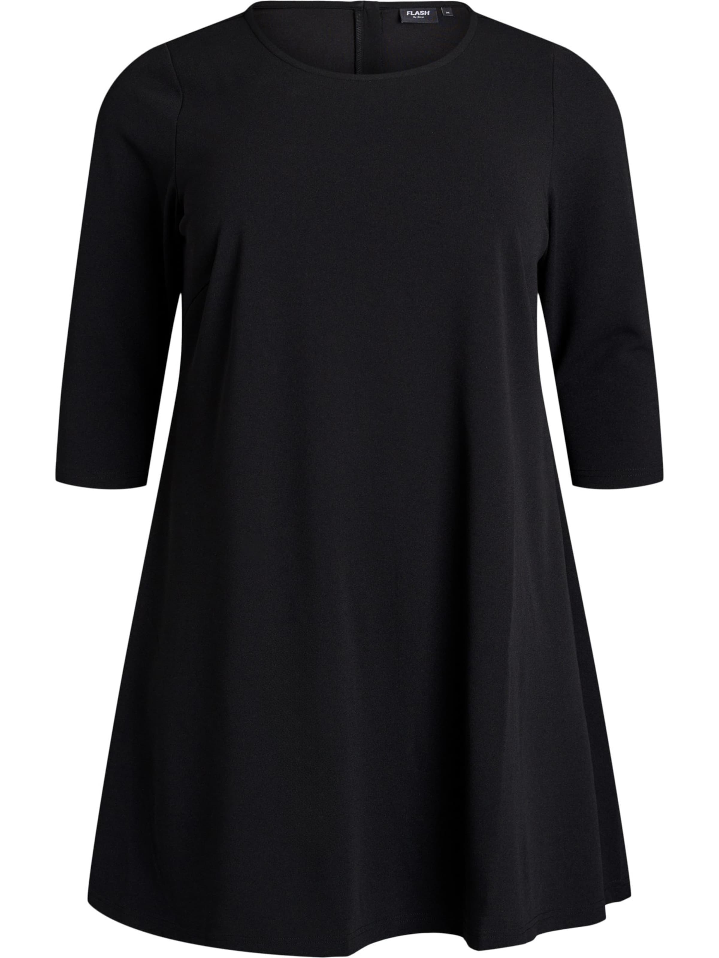 Flash by Zizzi - Vestido 'Flella' en negro: frente