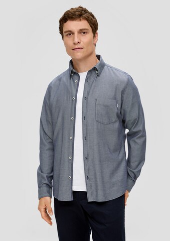 Coupe regular Chemise s.Oliver en bleu : devant