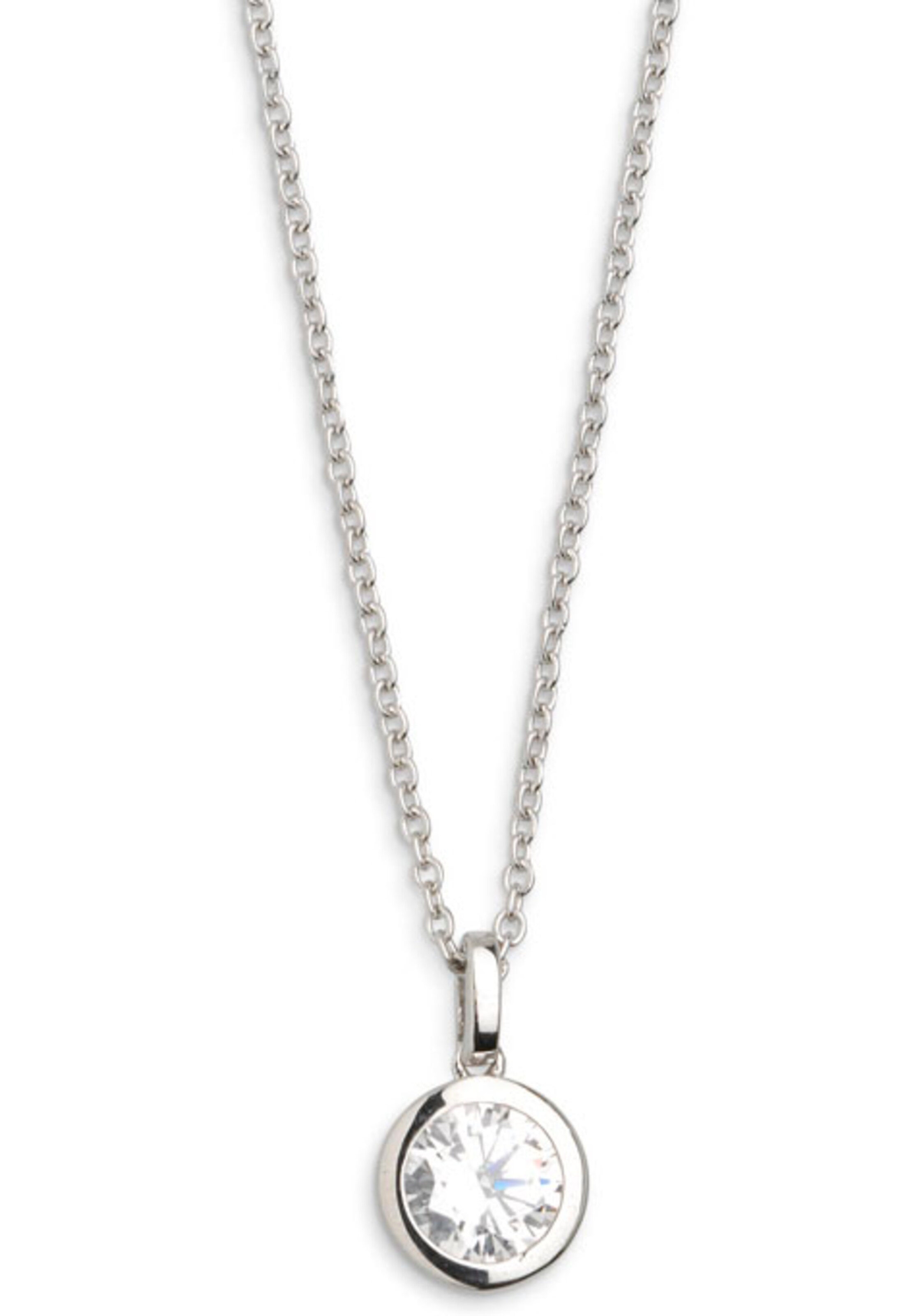 XENOX Necklace 'Silver Circle' in Silver