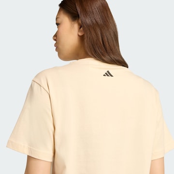 ADIDAS SPORTSWEAR Performance shirt 'Adidas x Farm' in Beige