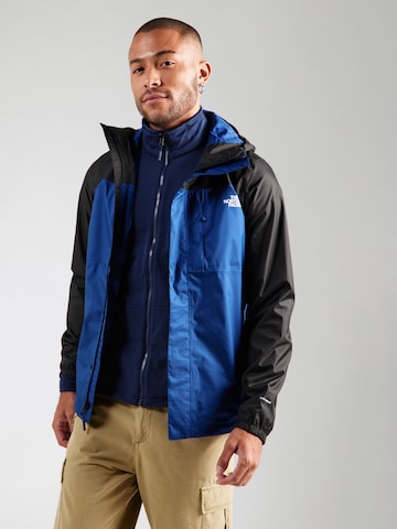 mėlyna THE NORTH FACE Laisvalaikio striukė 'Quest': priekis