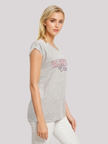 T-shirt 'Valentinstag Valentine Vibes' F4NT4STIC en gris