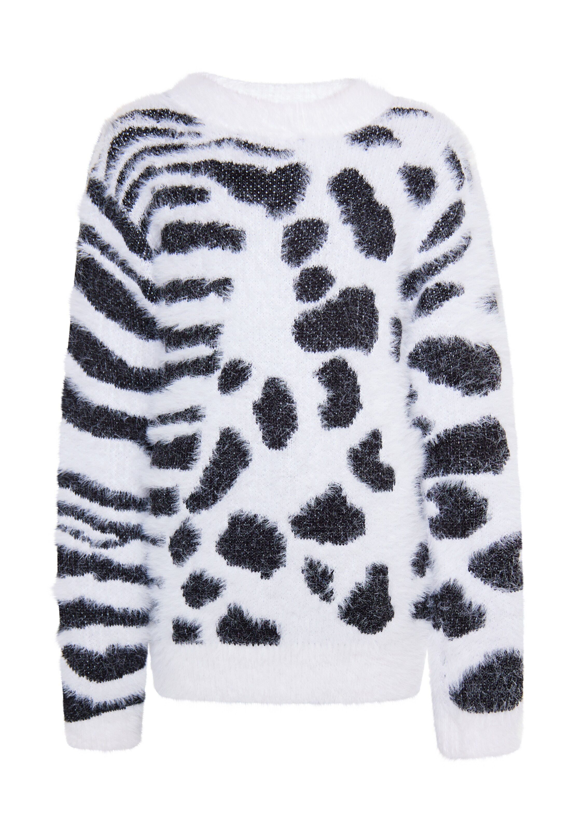 myMo KIDS Neulepaita 'Mimo' värissä valkoinen: etupuoli