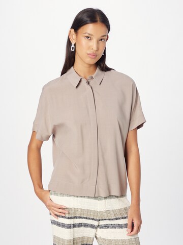 Camicia da donna 'Freedom' di Soft Rebels in grigio: frontale