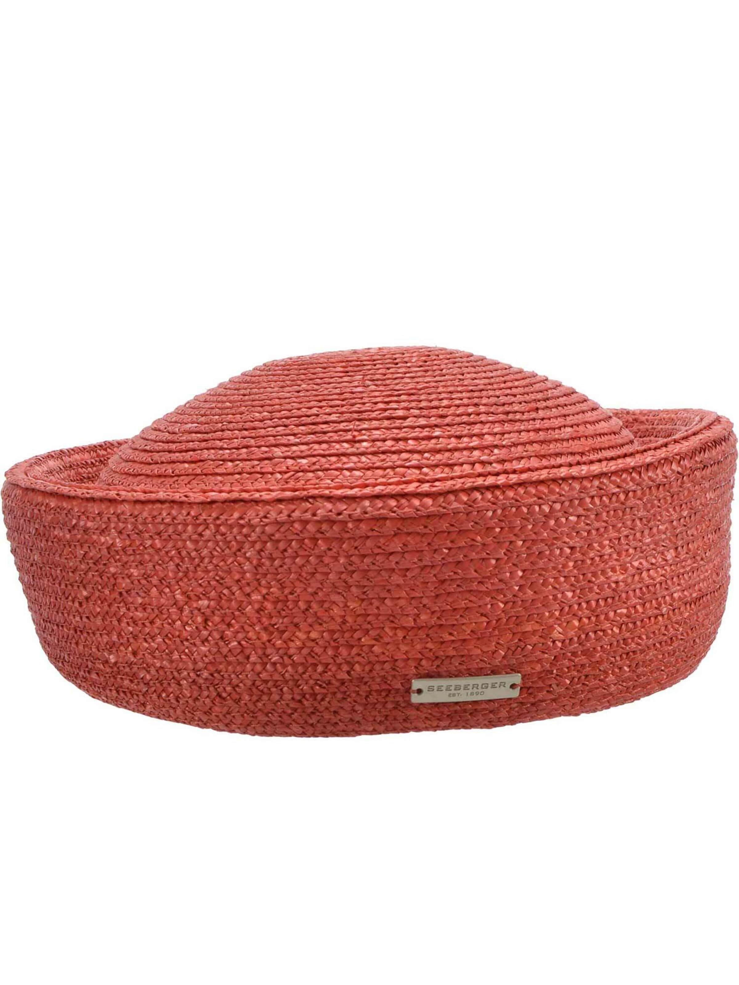 Seeberger Hat 'Hut' in Orange: front