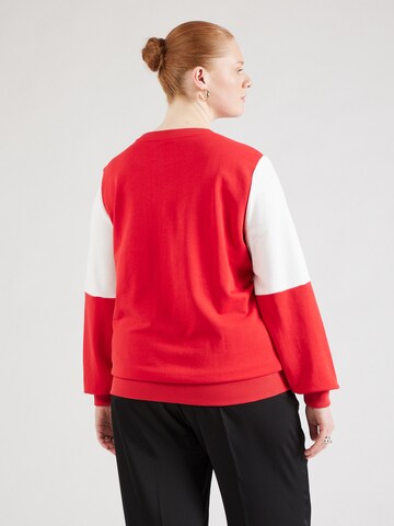 Felpa 'CARHarper' di ONLY Carmakoma in rosso