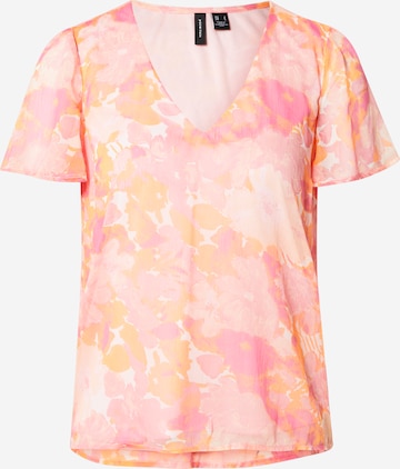 Chemisier 'VMSMILLA' VERO MODA en rose : devant
