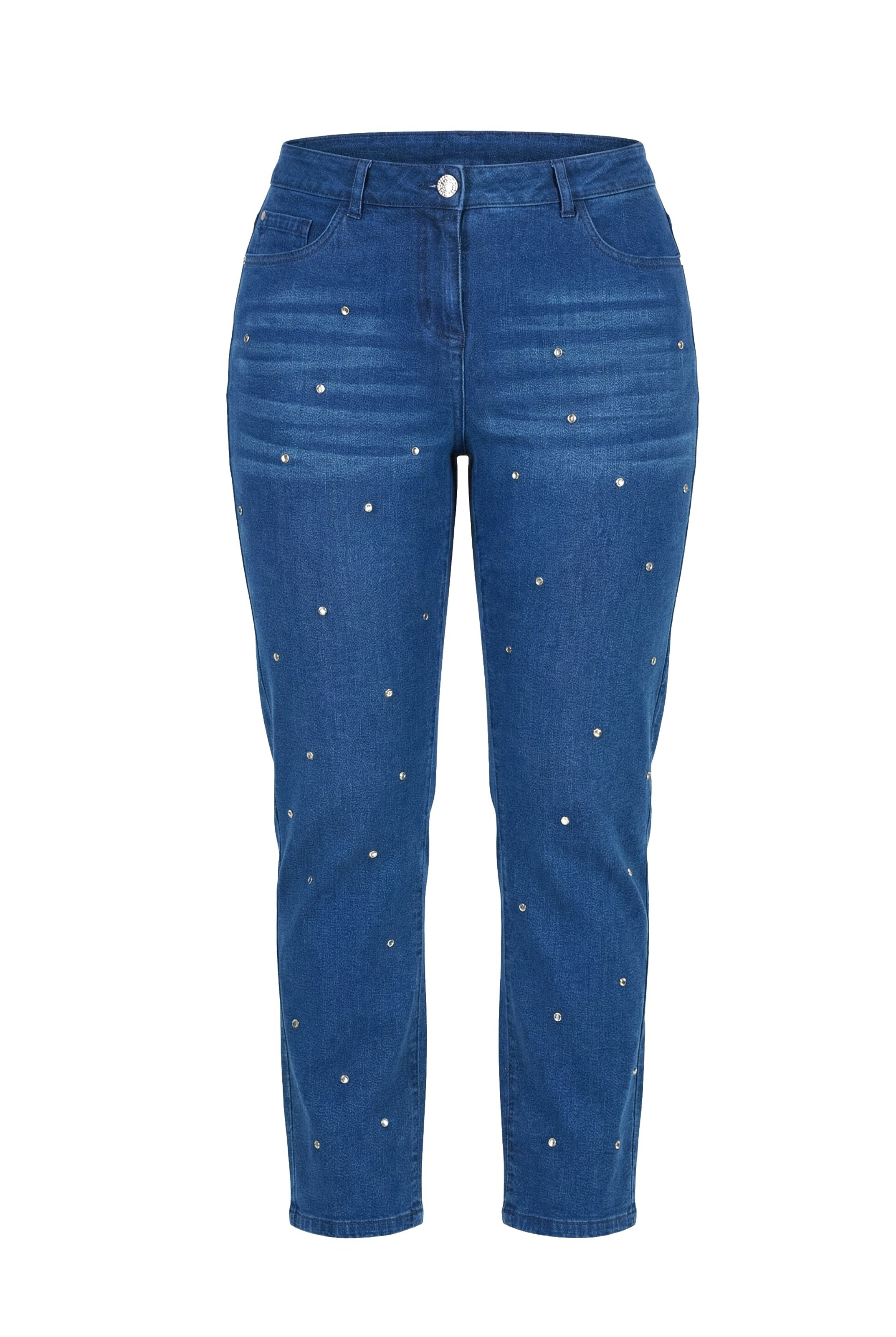 Angel of Style Regular Jeans in Blue: front