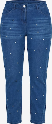Angel of Style Regular Jeans in Blue: front