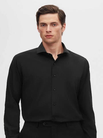 D’S Damat Shirt in Zwart: voorkant