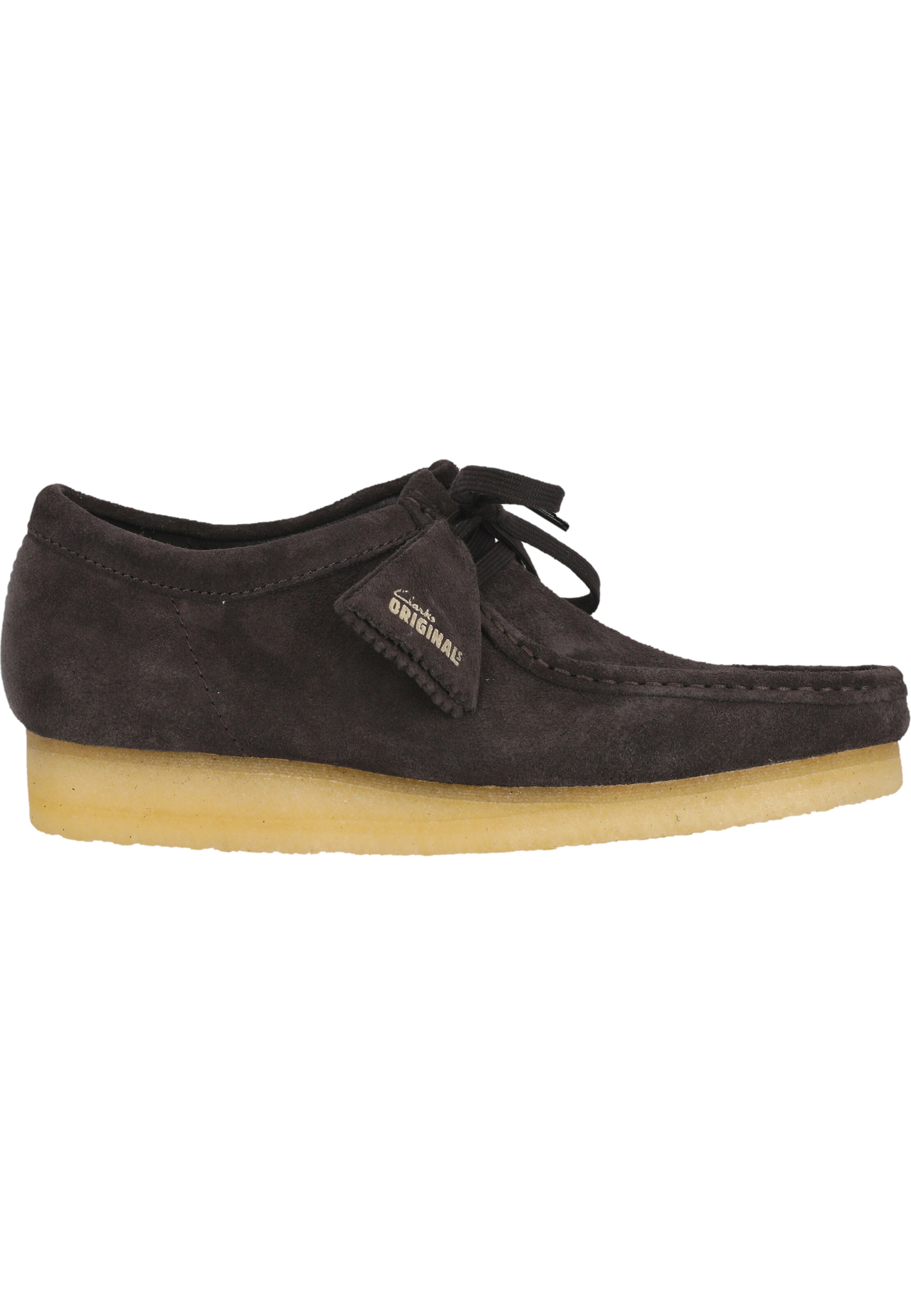 CLARKS Lace-up shoe 'Wallabee' in Brown