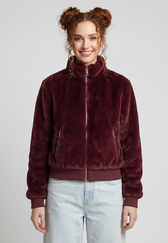 Veste mi-saison 'Fashion Look' taddy en rouge : devant