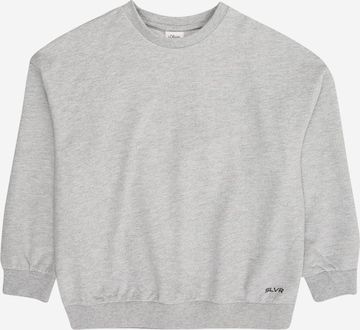 s.Oliver Sweatshirt in Grau: Vorderseite
