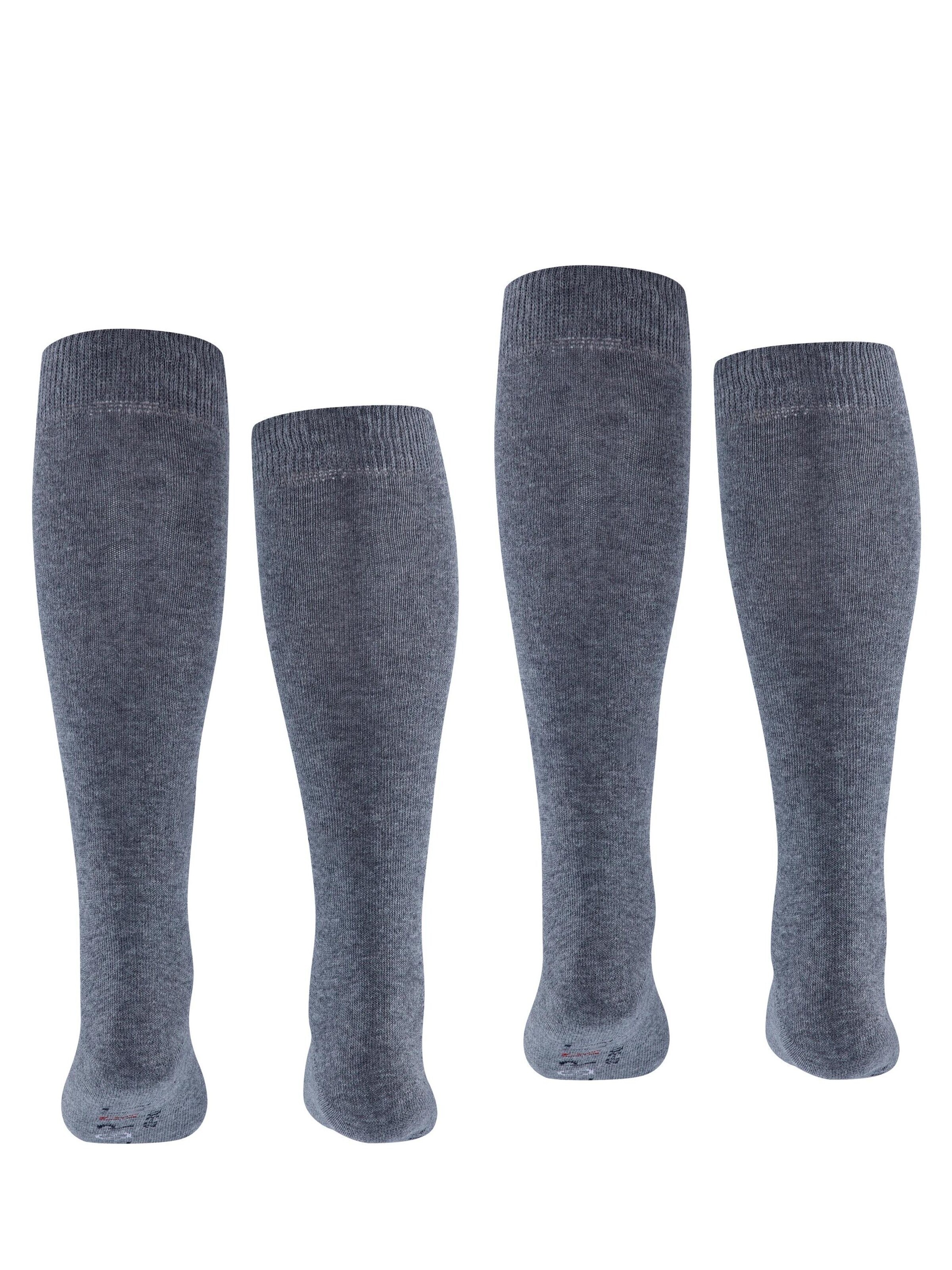 ESPRIT Socks 'Foot Logo 2-Pack' in Grey