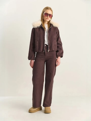 Veste mi-saison 'Jacken' Bianco Lucci en marron