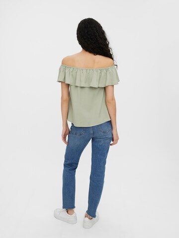 VERO MODA Blouse 'MIA' in Groen