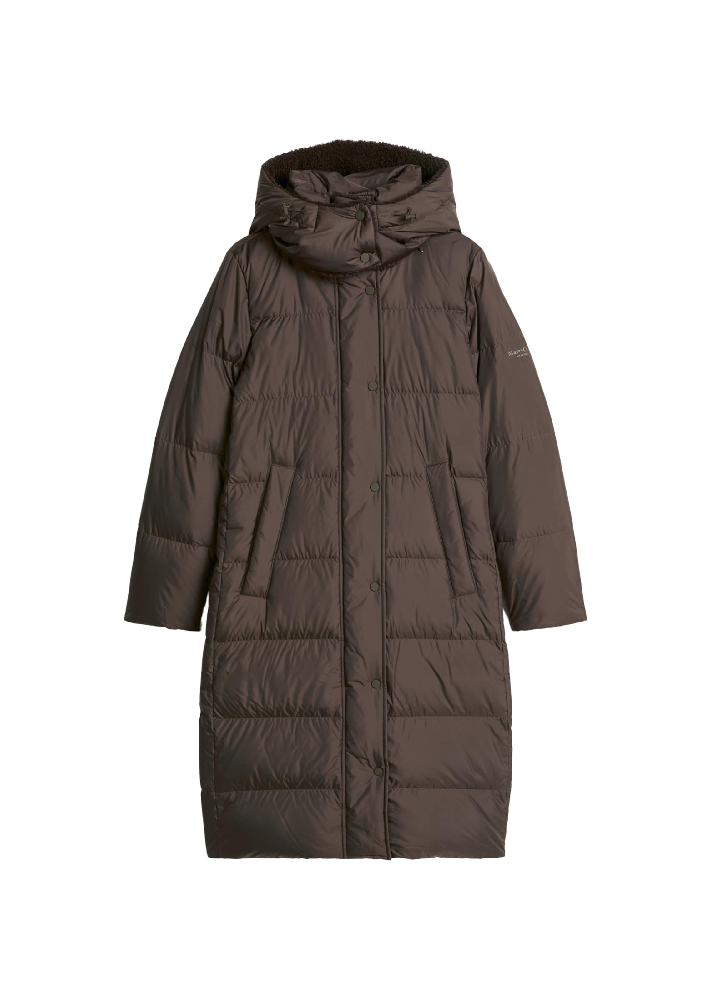 Marc O'Polo Wintermantel in Bruin: voorkant