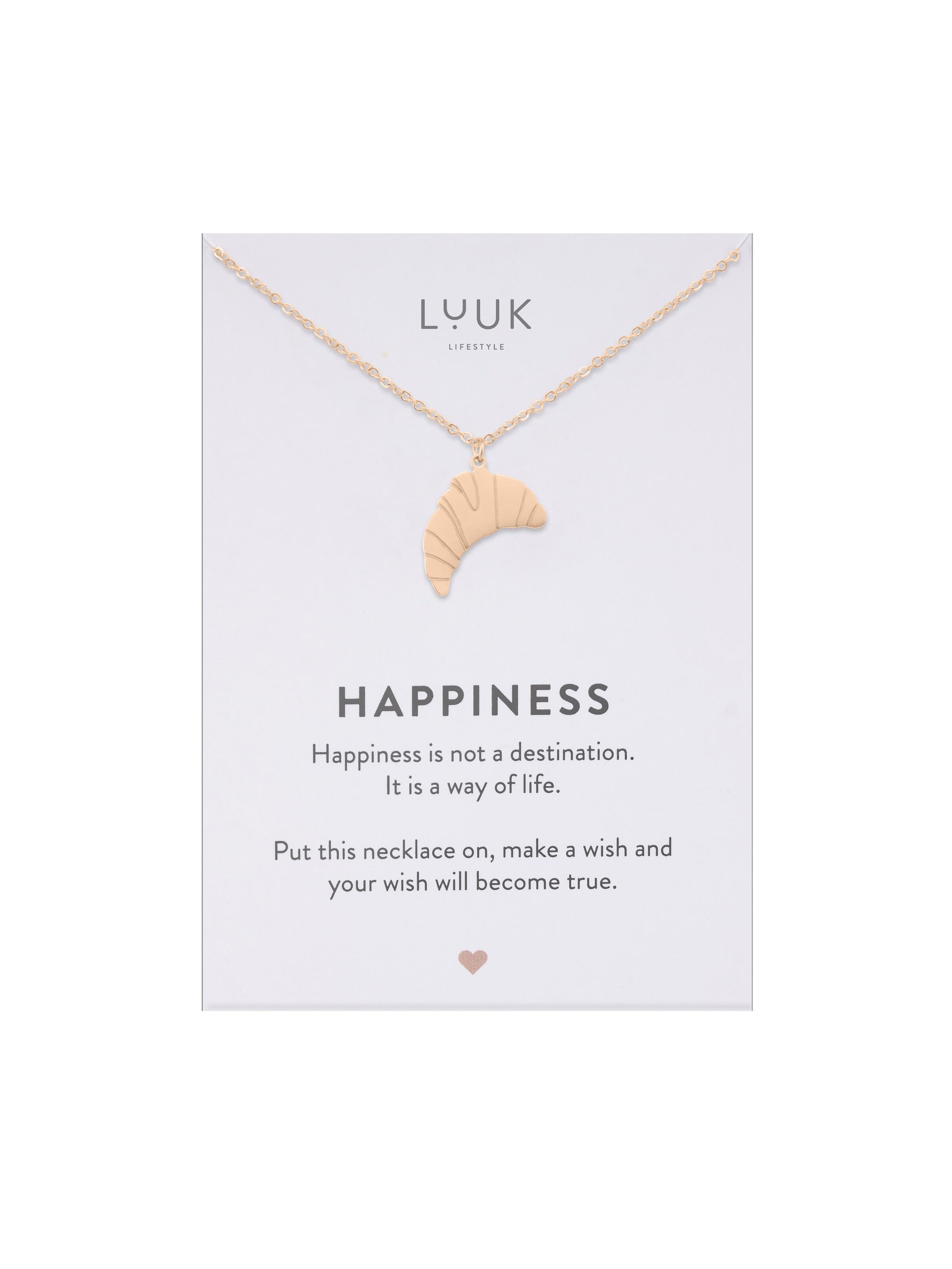 LUUK LIFESTYLE Necklace in Gold