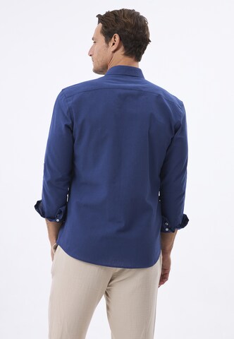 Coupe regular Chemise Felix Hardy en bleu